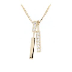 スタージュエリー ダイヤモンド ネックレス 0.09ct K18YG(18金 イエローゴールド) 質屋出品