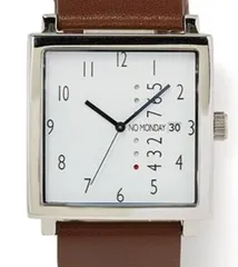 新品未使用　稼働品　NO MONDAY　ノーマンデー　NM-470BR 33mm：D0210