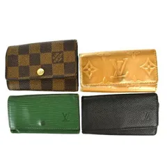 【中古】 4点セット ルイヴィトン LOUIS VUITTON ミュルティクレ 4連 6連 キーケース ダミエ エピ モノグラム ヴェルニ タイガ 01AC352