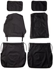 ボンフォーム(BONFORM) シートカバー ドライビングシート 軽トラック フロント2枚 防水 ケイトラ2014フロント-2 ブラック 2140-33BK