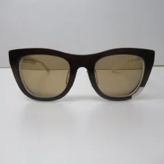 R400　ザ ヌメロ THE NUMERO　todi　サングラス　中古　海外ブランド　860/6/6　フレーム　ブラウン　ユニセックス　メンズ　レディース　ハンドメイド