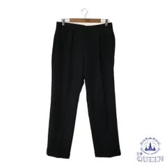 ☆美品☆ パンツ ボトム スラックス きれいめ レディース ブラック 日本製 901-9579 送料無料 古着