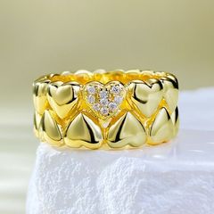 美品✨ニナリッチ、ハートラインストーンレディースブレスレット_323