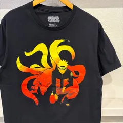 古着　L　ナルト疾風伝　NARUTOSHIPPUDEN　   Tシャツ  　黒   ナルト