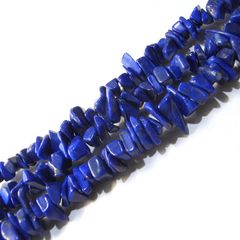 ラピスラズリ・さざれビーズ 約8mm 一連約38cm（天然石/ビーズ）
