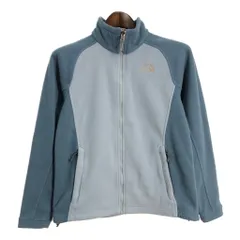 THE NORTH FACE ノースフェイス フリースジャケット アウトドア ライトブルー (レディース M) 中古 古着 S6679