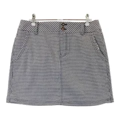 サイズ：L/G ADIDAS GOLF アディダスゴルフ  スカート チェック柄 ブラック系 [240101388062]# ゴルフウェア レディース ストスト