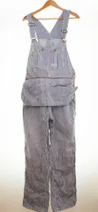 ビッグスミス BIG SMITH 50年代 Vintage DENIM OVERALL デニム ヒッコリー ダブルニー 白タグ エプロン付きストライプ 50s 50's  つなぎ・オーバーオール ブルー 103MB-395