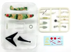 【中古】食玩 プラモデル 1/144 03B 97式戦闘機 飛行第24戦隊 第2中隊長機 「ウイングキットコレクション vol.5 W.W.II 日本陸軍機編」のサムネイル