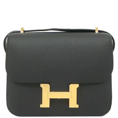 エルメス HERMES ショルダーバッグ コンスタンス3 ミニ ミロワール ヴォーエプソン ブラック ゴールド金具 新品 未使用 黒  W刻印（2024年製） 【箱】【中古】