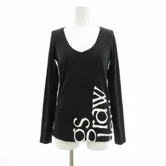 ジースターロウ G-Star RAW DENIM 美品 Tシャツ 長袖 ロンT Vネック XS 黒 ブラック /UO 1105 ■MGのサムネイル
