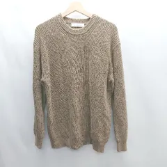 ◇ UNITED ARROWS green label relaxing 長袖 ニット セーター サイズL ブラウン系 レディース E  【1406050081843】