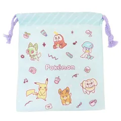 【メール便】ポケットモンスター きんちゃくポーチ 巾着 集合 ポケモン 小物入れ キャラクター グッズ 