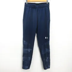D■アンダーアーマー/UNDER ARMOUR フットボールチャレンジャーハイブリッドパンツ 1319720【SM】紺/MENS/53【中古】■
