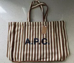 A.P.C トートバッグ ストライプ ベージュ プリントロゴ. 2025年最新】a.p.c. トートバッグ ストライプの人気アイテム