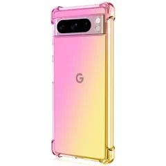 Google Pixel 8 Pro ケース ピクセル8プロ  グラデーション耐衝撃 ソフト ケース 【Color】 イエロー・ピンクのサムネイル