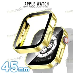 アップルウォッチ カバー apple watch カバー ケース フラット 4/5/6/7/8/9/se/se2/se3 FF GD 45mm