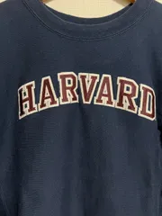 超肉厚 リバースウィーブ HARVARD ネイビー S チャンピオン スウェット