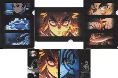 【中古】雑貨 心が燃える名シーン A4クリアファイル3種+コミックスカバー1種 「劇場版 鬼滅の刃 無限列車編」 MEN’S NON-NO(メンズノンノ) 2021年7月号特別付録
