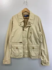 【中古品】Polo by Ralph Lauren ポロバイラルフローレン COTTON RIDERES JACKET コットンライダースジャケット ライトアウター ブルゾン 【146-251011-kk-28-min】