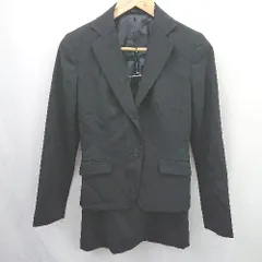 ◇ Θ コムサイズム シンプル系 フレア - スカートスーツ サイズM ブラック系 レディース E  【1507160029500】