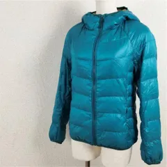 ユニクロUNIQLOウルトラライトダウンパーカーターコイズブルーS登山