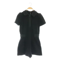 マークバイマークジェイコブス MARC by MARC JACOBS ウール 半袖 ショート オールインワン XS 黒 ブラック /AT ■OSのサムネイル