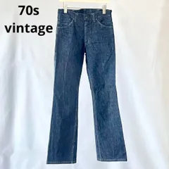 70s vintage ストアブランド 濃紺 ブーツカットデニム ヴィンテージ