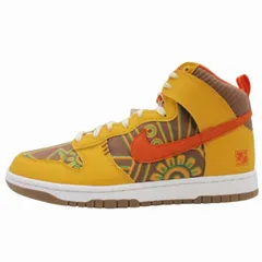 ナイキ NIKE DUNK HI PRM Somos Familia "Dia de Muertos" DZ5354-045 ダンクハイ プレミアム ソモスファミリア ディアデムエルトス スニーカー ハイカット シューズ 靴 29.0 黄/△A04/メンズのサムネイル