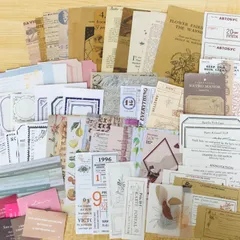 コラージュ素材 おすそ分け 120枚 紙もの 詰め合わせ
