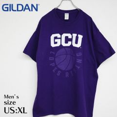 【古着】"GILDAN" バスケ Tシャツ 紫 XL #8769