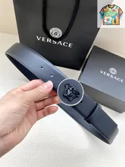 【今日WTO】Versace メダサ レザーベルト-GJ25