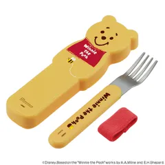 フォーク＆ケースセット ダイカットフォークケース くまのプーさん （ ダイカット お弁当用品 ランチグッズ グッズ カトラリー プーさん ディズニー キャラクター ）