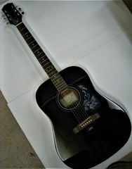 ほぼ未使用 エピフォンEpiphoneアコースティック ギター黒 staring