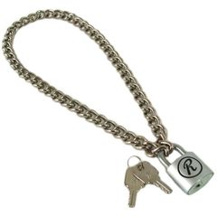 Sid "Ｒ"Choker【S】シド ヴィシャス 南京錠 ネックレス チョーカー  イギリス LONDON 直輸入