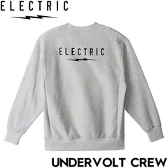 スウェットトレーナー クルーネック ELECTRIC エレクトリック UNDERVOLT CREW E24FU12 GRY 日本代理店正規品のサムネイル