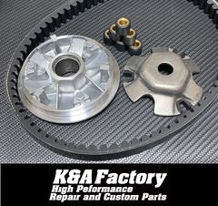 KN企画強化ベルト/ハイスピードプーリーセット ズーマーAF58 ラッカス 