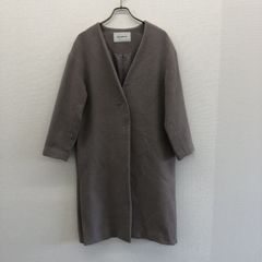 【NATURAL BEAUTY BASIC】ナチュラルビューティーベーシック　灰色系　Ｓ　ステンカラーコート　ロングコート　