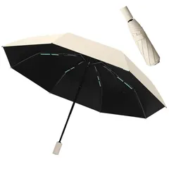 Insvog 折りたたみ傘 頑丈な16本骨【2024最新・超大8本骨*2】超軽量 ワンタッチ自動開閉 折り畳み傘 日傘 UVカット率 遮光率100% 遮熱 晴雨兼用 梅雨対策 熱中症対策 耐強風設計 台風対応 持ち運びに便利 男女兼用 おしゃれ シンプル 無地