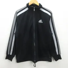 G■90s■アディダス/adidas トラックジャケット/ジャージ 388009【M】黒/men's/76【中古】■のサムネイル