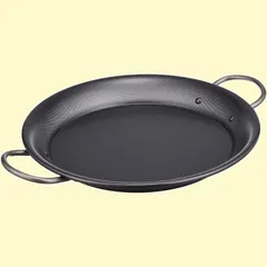【在庫処分】スーパーエンボス加工 24cm 鉄 パエリアパン 日本製 業務用 PPE1024 遠藤商事のサムネイル
