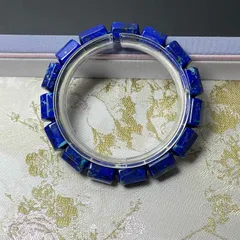 上品 EU製 ★アズロマラカイト★共生鉱 天珠型ブレス パワーストーン 天然石B 綺麗 お守り ギフト 13*9.1mm ZZ1333