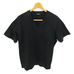 ディーゼル 半袖Ｔシャツ Vネック 大きいサイズ トップス メンズ XXLサイズ ブラック DIESEL 【中古】