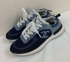 CHANEL カジュアルスニーカー デニム ココマーク SK172 - メルカリ