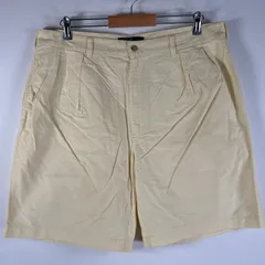 古着 90's/90年代 ポロバイラルフローレン Polo by Ralph Lauren ショートパンツ チノパン ポロチノ 大きいサイズ w38  イエロー系 メンズ