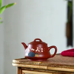 急須 紫砂壺 茶壷 ティーポット 宜興紫砂 煎茶器 茶道具 急須道具 紫砂茶壺 唐物紫泥急須 極細工 手作り 朱泥紫砂 唐物 古玩 在銘 zsh11 0116