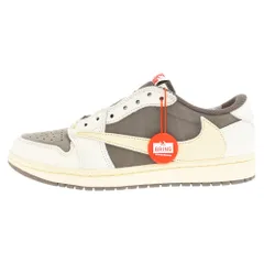 NIKE (ナイキ) ×TRAVIS SCOTT AIR JORDAN 1 LOW OG REVERSE MOCHA DM7866-162 トラヴィススコット エアジョーダン1 ローカットスニーカー ブラウン US9.5/27.5cmのサムネイル