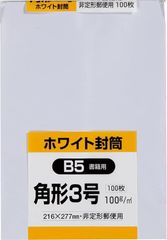 キングコーポレーション 封筒 ホワイト 角形3号 100枚 K3W100