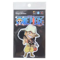 【メール便】ワンピース ダイカットシール ビニールステッカー ウソップ SD 少年ジャンプ ゼネラルステッカー デコステッカー 耐水耐光 アニメキャラクター グッズ 
