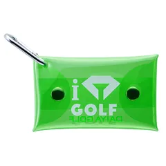 ダイヤゴルフ(DAIYA GOLF) クリアティーケース ゴルフ ゴルフ用品 小物入れ 小物ケース クリアケース ラウンド小物 ラウンド用品 カラビナ付き ティーホルダー 持ち運び コンパクト AS-4006